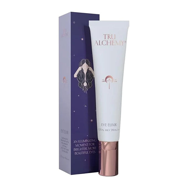 Tru Alchemy Eye Elixir Cooling Eye Treatment Cream - Dark Circle Eye Cream for Puffiness and Bags Under Eyes - Caffeine, H...