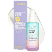 Pacifica Peptide Face Moisturizer Future Youth Daily Turnaround Hydrating, SPF 50 Broad Spectrum, UVA/UVB Sun Protection, ...