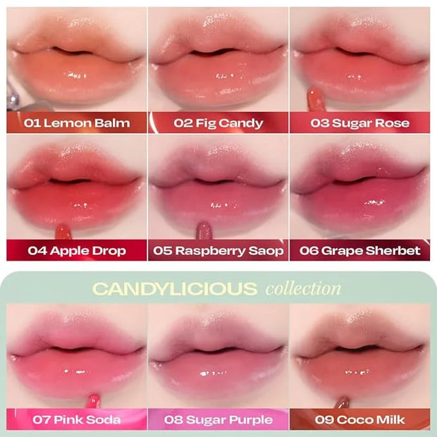 Lip Potion Aqua Glow No.3 Sugar Rose | Hydrating, Non-Sticky Gloss with Sheer Radiance | 0.3 Oz - Product Image