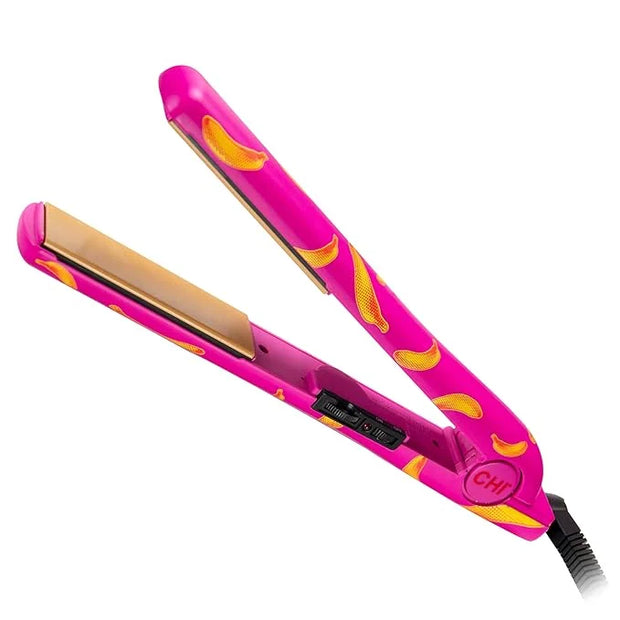 CHI Ceramic Series Flat Iron, Hair Straightener for Silky, Smooth Hair, 1" Iron, Going Bananas - Product Image
