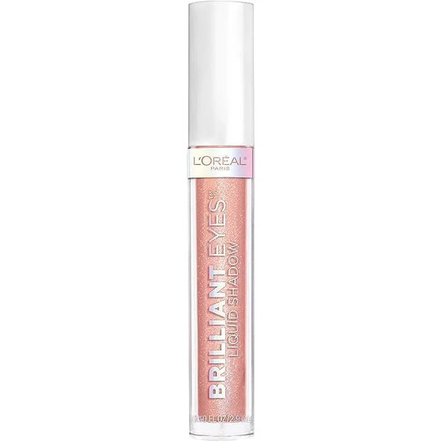 L'Oreal Paris Brilliant Eyes Shimmer Liquid Eye Shadow, Longwearing Lasting Shimmer, Crease Resistant, Flake-Proof, Precis...