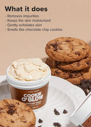 I DEW CARE Wash Off Face Mask - Cookie O' Glow | Hydrating and Purifying for Dry Skin with Cocoa Seed Butter, Korean Facia...