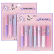 Expressions 14pc Lip Gloss for Girls - Glossy Lip Gloss Tubes | Non Toxic Lip Gloss Set - Unicorn Princess Birthday Party ...
