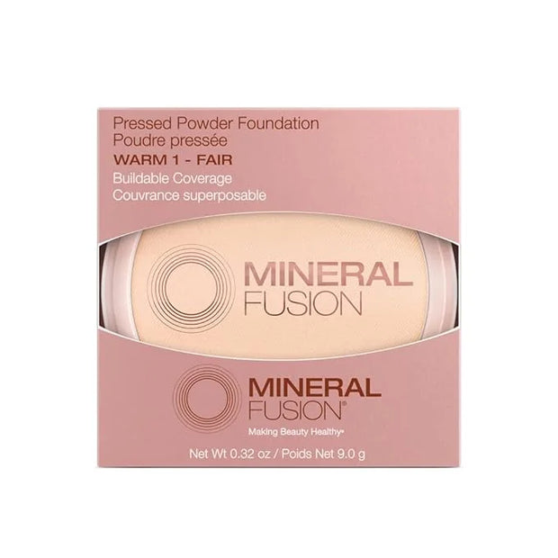 Mineral Fusion Pressed Powder Foundation, Warm 1-0.32oz ea (Pack of 2) - Product Image