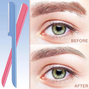 10 Pieces Eyebrow Razor for Women Facial Shaver Razor Brow Shaper Eyebrow Trimmer Dermaplaner Shaping Tool with Cover (Pin...