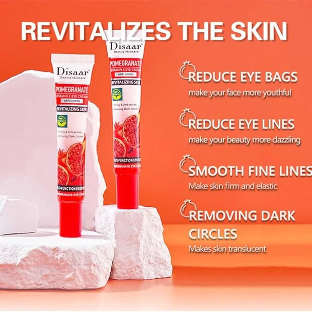 Pomegranate Vitamin E Eye Cream Anti-Aging Firming Anti-Wrinkle Under Eye Skin 20g / 0.85fl.oz - Product Image