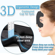 Eye Mask for Lash Extensions, Sleep Mask for Side Sleeper, Eyelash Sleeping Mask for Extensions,100% Block Out Light Sleep...