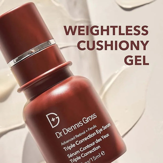 Dr. Dennis Gross Advanced Retinol + Ferulic Eye Serum – Target Dark Circles, Puffiness, Fine Lines & Wrinkles for Smooth, ...