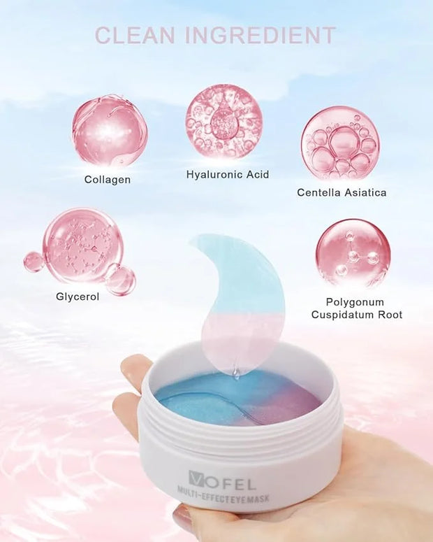 Under Eye Patches for Puffy Eyes and Dark Circles Hydrating Eye Mask with Collagen Eye Gel Pads Reduce Wrinkles Skin Treat...