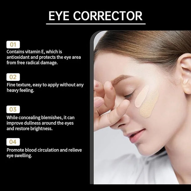 Luminous Eye Corrector Spf 41, 2pcs Dermatology Luminous Under Eye, Under Eye Concealer for Dark Circles, Anti-Aging Wrink...