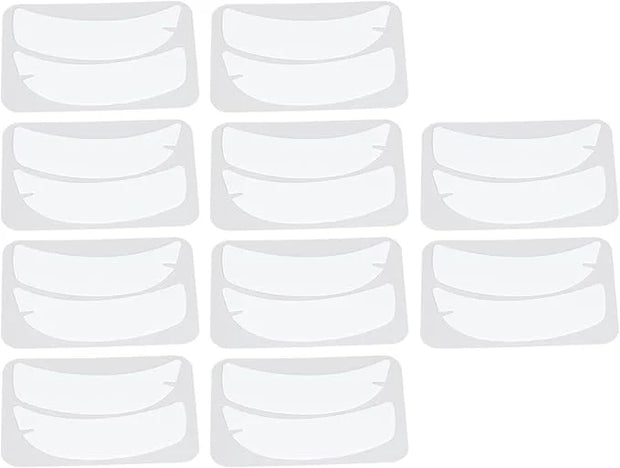 10 Pairs Reusable Silicone Under Eye Gel Pads for Eyelash Extensions, Flexible Notch Design Eyelash Extension Patches for ...