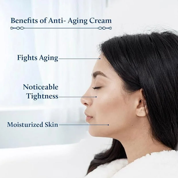 Blue Nectar Dark Circles Under Eye Serum with Plant Based Niacinamide from Potato (1Fl Oz) along with Anti-Aging Face Mois...