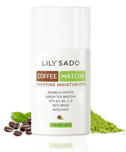 LILY SADO TEA+C™ Coffee & Matcha Face Moisturizer - Natural Vegan Caffeine Facial Cream w Green Tea & Arabica Coffee Beans...