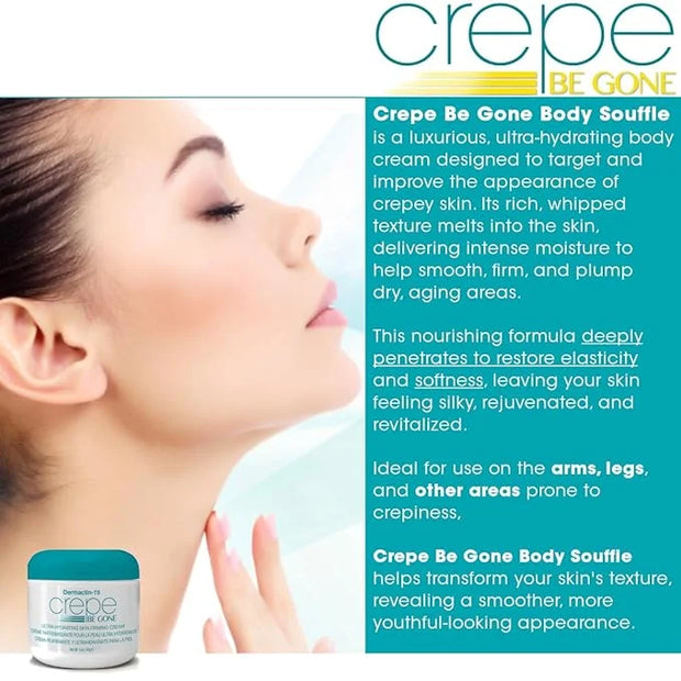 Crepe Be Gone Deluxe Crepe Skin Collection - Includes Crepe Be Gone Souffle, Body Polish & Neck Cream - Product Image