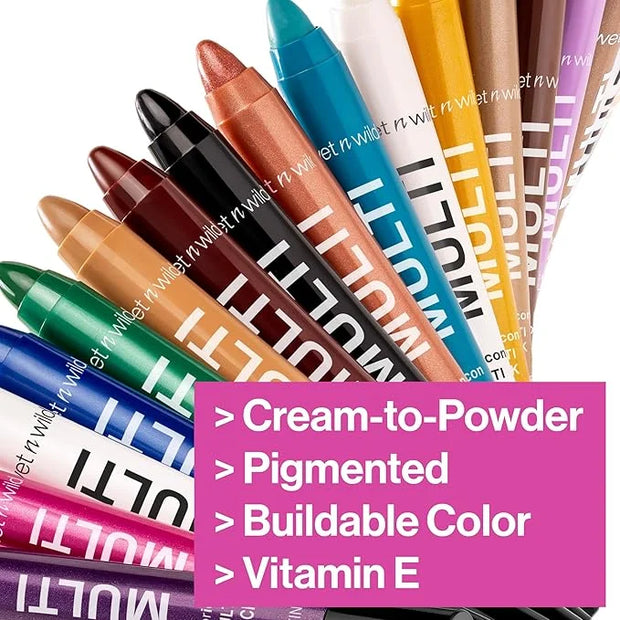 wet n wild Color Icon Cream Eyeliner Eyeshadow Multi-Stick, Moisturizing, Nourishing Velvety Cream-to-Powder Buildable & B...