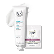 RoC Barrier Renew Night Moisturizer with Ceramides & Antioxidant Green Tea and Lipo Peptides to Renew Skin Barrier, (2.5 o...