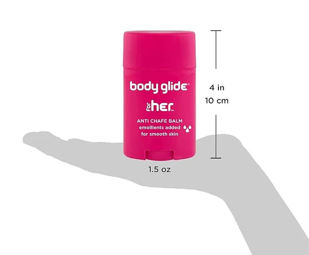 Body Glide For Her Anti Chafe Balm | Chafing stick with added emollients | Great for dry, sensitive skin and/or sensitive ...