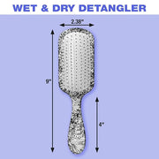 The Knot Dr. hair brush by Conair - Detangling hair brush - Removes Knots and Tangles in wet or dry hair- hair brushes for...