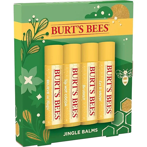 Burt's Bees Christmas Gifts, 4 Lip Balm