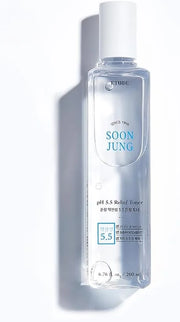 ETUDE Soonjung pH5.5 Relief Toner 200ml (New Version) | Skin Care Solution | Low PH Toner for Sensitive Skin | Non-Comedog...