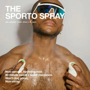 The Sporto Spray - Broad Spectrum SPF 50 Protection Body Sunscreen, Invisible Non-Aerosol Spray, 80 Min. Sweat & Water Res...