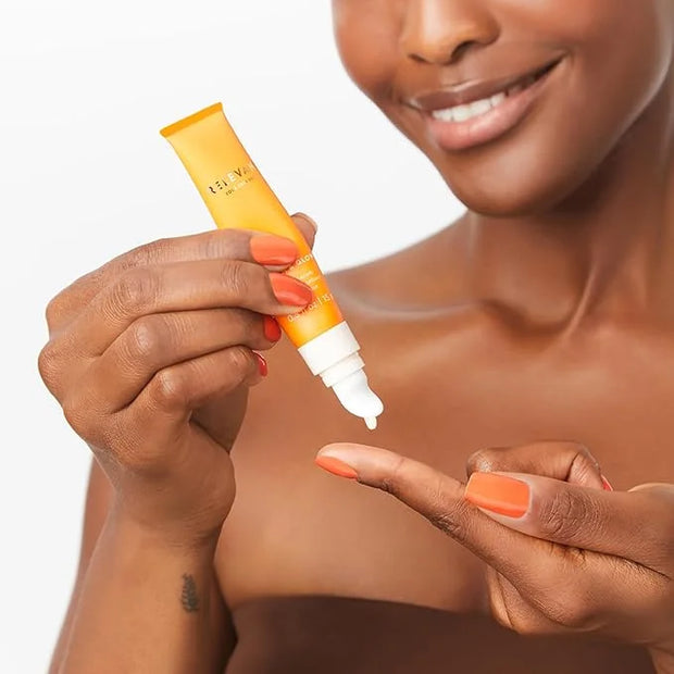Relevant Beam and Glow Eye Serum - Hydrating Serum for All Skin Types - Vegan Skincare with Shea Butter and Niacinamide - ...