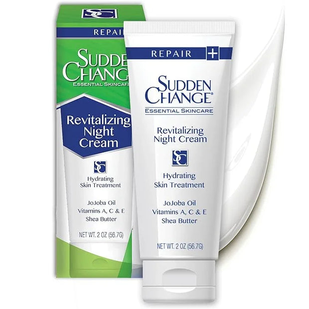 Sudden Change Revitalizing Night Cream - Face Lotion For Deep Wrinkles - Clinically Proven & Recommended By Professionals ...