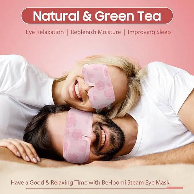 30Packs Steam Eye Mask, Heated Eye Mask Warm Compress for Eyes, Self Heating Warm Eye Masks Disposable Steam Mask for Home...