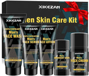 Mens Gifts for Men,Mens Skin Care Kit,Nourishe & Hydrate Skin w/Face Wash,Scrub,Lotion,Cream,Deodorant,Mens Stocking Stuff...