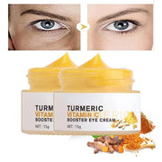 2PCS Turmeric Vitamin C Eye Cream for Wrinkle Dark Circles Under Eye Treatment Women Firm Hydrating brightening Correcting...