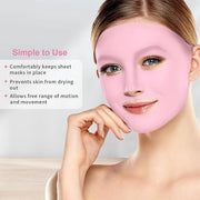 Bundle of CONBELLA Cold Face Eye Masks Ice Face Mask Hot Cold Compress and Ice Face Mask and Silicone Face Mask Cover Set ...