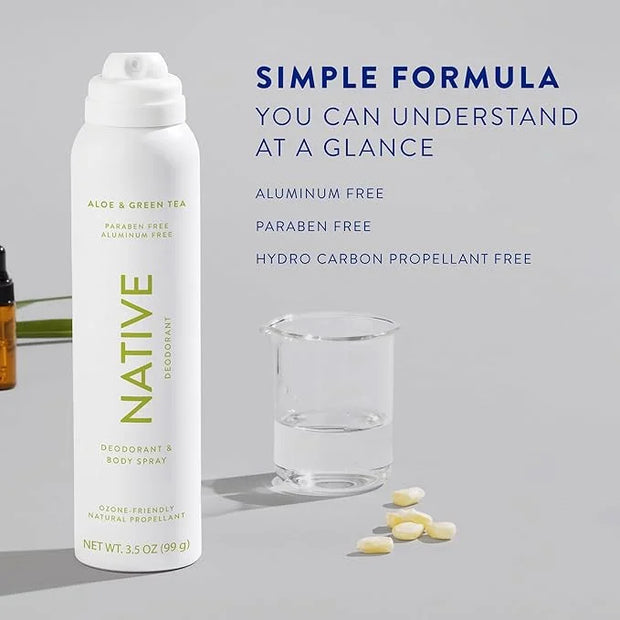 Native Deodorant & Body Spray Contains Naturally Derived Ingredients | Deodorant for Women and Men, All Day Odor Protectio...