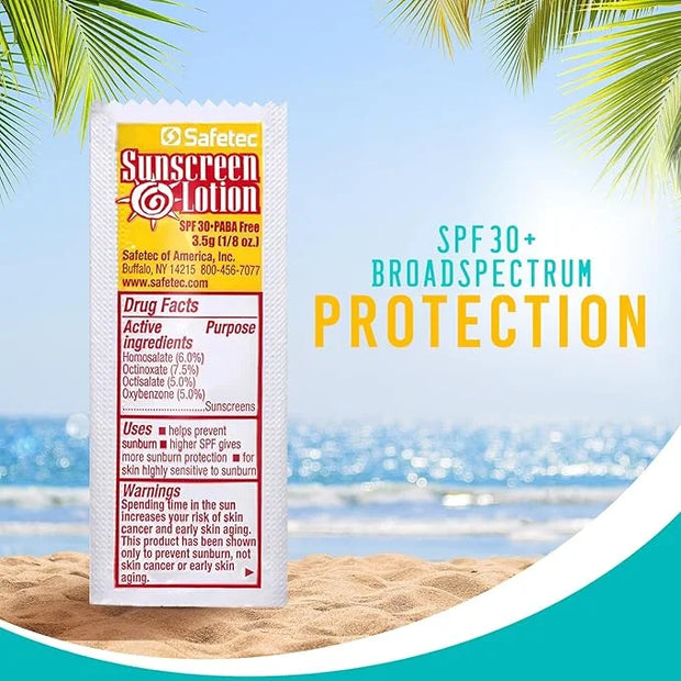 Sunscreen Lotion, SPF30 Protection and PABA Free, Individual Packets of Sunscreens (Pack of 1000) – Travel Size Sun Screen...