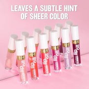 REVLON Super Lustrous Glimmer Lip Oil, Moisturizing & Tinted, Shiny Finish, Made with Plant-Based Squalane, 002 Miss Coral...