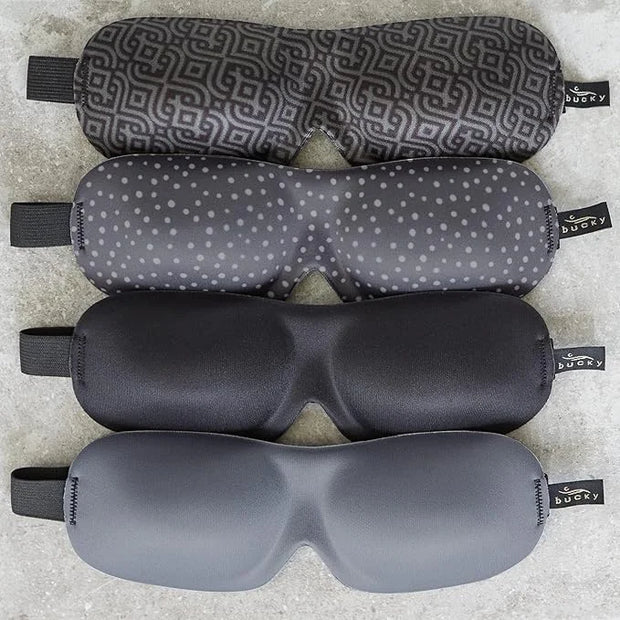 Bucky 40 Blinks No Pressure Eye Mask for Travel & Sleep, Granite Dots, One Size - Product Image