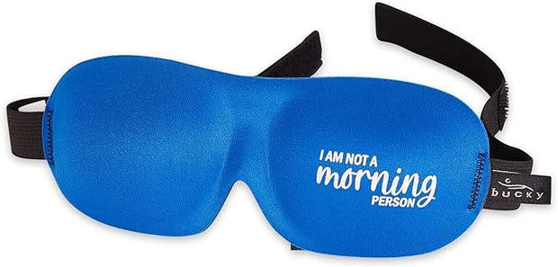 Bucky Ultralight Collection, Contoured Travel and Sleep Eye Mask, Not a Morning Person, One Size - Product Image