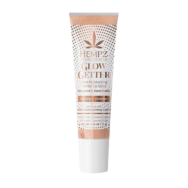 Hempz Glow Getter Lip Gloss, Hydrating Balm with Shimmer .44 oz. - Product Image