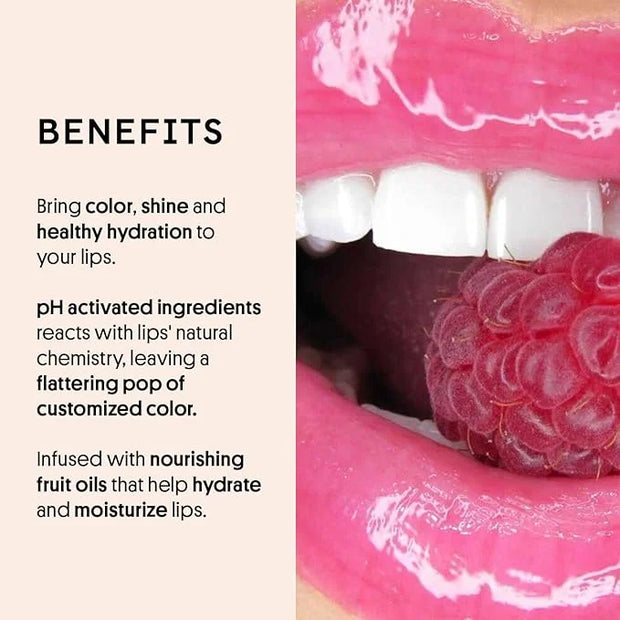 Winky Lux Fruity Gloss pH Lip Stain, Non Sticky Lip Gloss, Tinted Lip Oil, Lip Lacquer, Yummy Fruit Lipgloss, Jojoba Oil f...