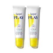 Supergoop! PLAY Lip Balm SPF 30 with Mint - 0.5 fl oz, Pack of 2 - Broad Spectrum SPF Lip Balm with Hydrating Honey, Shea ...
