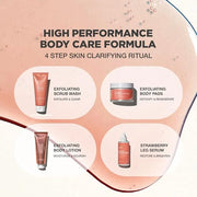 Strawberry Legs Exfoliating Serum + KP Body Cream Bundle | Keratosis Pilaris and Strawberry Legs Skincare Formula for Smoo...