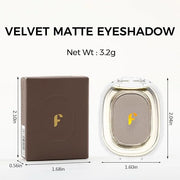 Erinde Single Light Grey Matte Eyeshadow Palette, High Pigment, Long Lasting, Intense Color, Neutral Nudes Naked Matte Pre...