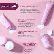 Sakura Skincare Gifts for Teenage Girls Skincare Kits - Skin Care Sets & Kits - Cherry Blossom Skin Care Kit - Pamper Sets...