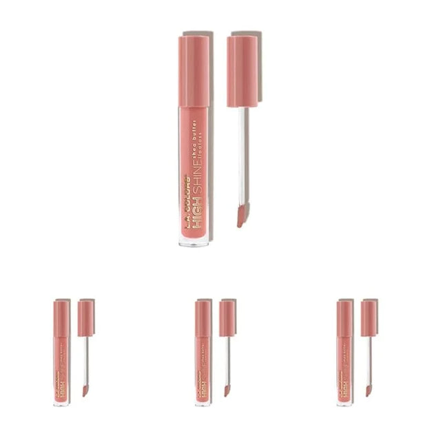 L.A. COLORS High Shine Shea Butter Lip Gloss, Sensual, 0.14 Oz (CLG948) (Pack of 4) - Product Image