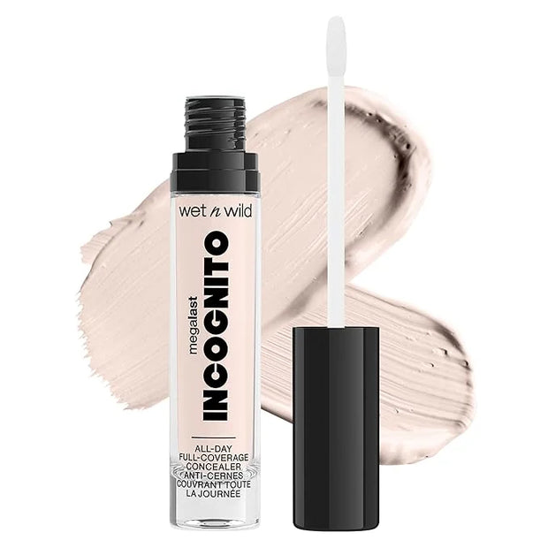 wet n wild Mega Last Incognito All-Day Full Coverage Liquid Matte Concealer, Fair Beige, 0.18 Ounce - Product Image
