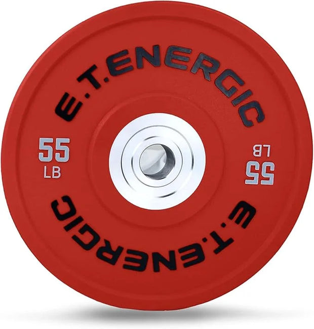 10LB/25LB/35LB/45LB/55LB Bumper Plates Odorless with 2" Opening Olympic - Product Image