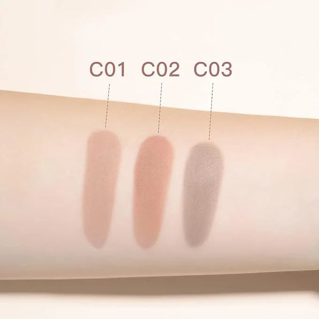 Powder Contour Palette, Matte Finish, Brown Color Family,