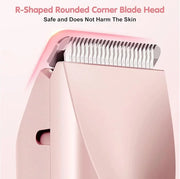 Dermave Bikini Shaver, Womens, Bikini Trimmer for Women, Glow Aura Electric Razor 2-in-1 Women's Body Shaver Dual Head Wom...