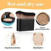 2 Pcs Self Tanning Brush Sunless Body Tanner Brushes Fake Tan Leg Makeup Foundation Brush Fine Cosmetic Application Tool f...