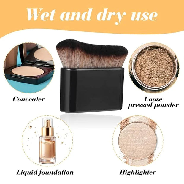 2 Pcs Self Tanning Brush Sunless Body Tanner Brushes Fake Tan Leg Makeup Foundation Brush Fine Cosmetic Application Tool f...