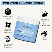 Pacifica Wake Up Beautiful Retinoid Night Cream – Overnight Anti-Aging Moisturizer with Hyaluronic Acid & Melatonin, Reduc...